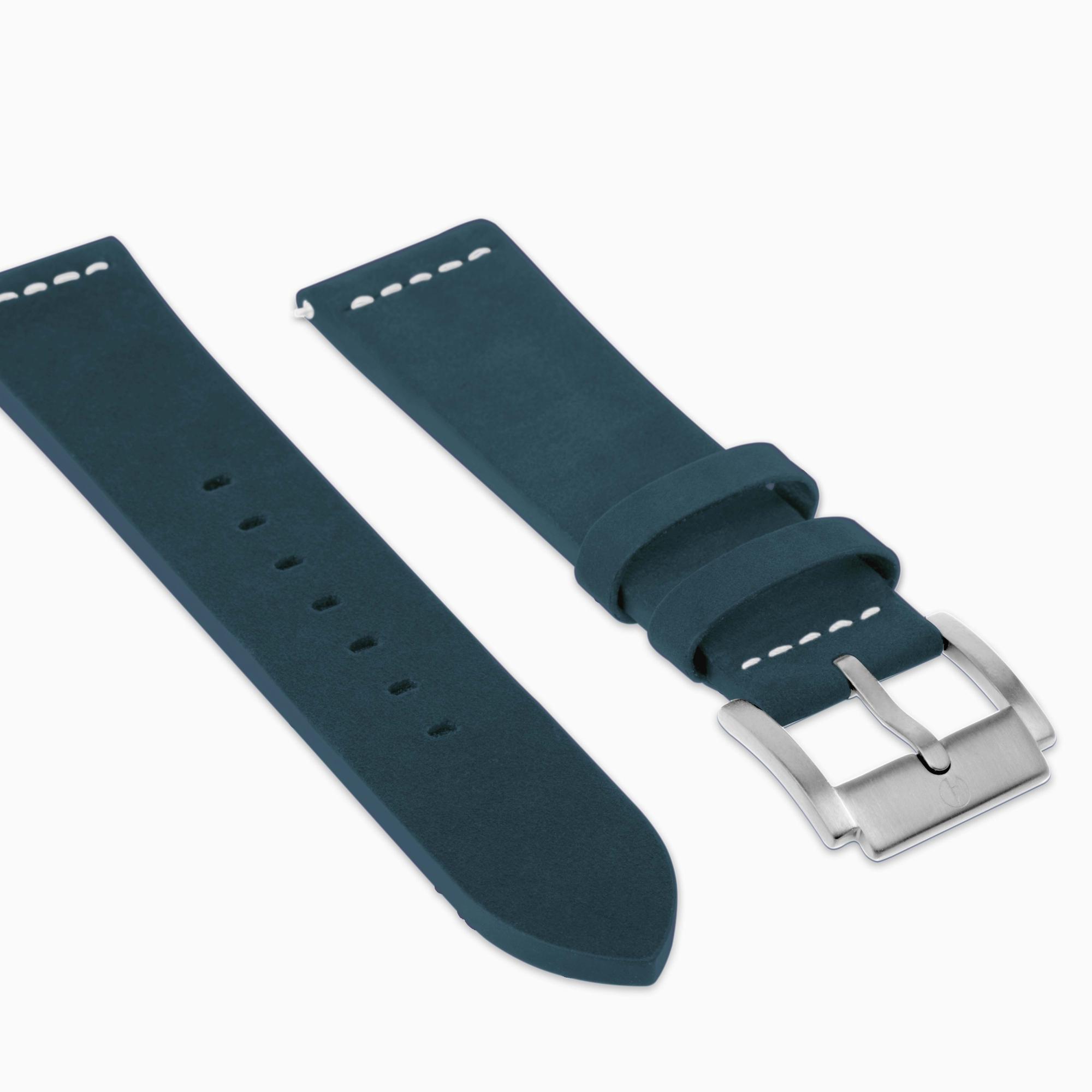 Accurist Aviation Men's Navy Leather 22mm Strap